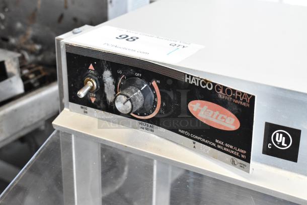 Hatco GRHW-42 countertop warming station, controls and labels visible, 120V, 1 phase, used condition.