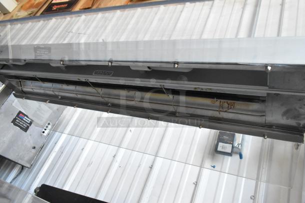 Hatco GRHW-42 commercial countertop warming station, visible wear, 120 volts, 1 phase, features heating elements.