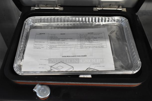 2023 Nemco 6625B Commercial Steamer, 1 Pan, 120V, 1 Phase. Features troubleshooting guide and metal pan.