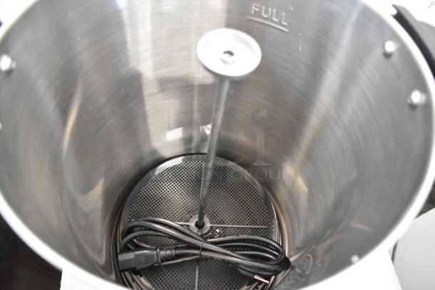 Galaxy 177GCU100 100 Cup Stainless Steel Coffee Urn, single wall, 120V, 1 phase, brand new with scratch and dent condition.