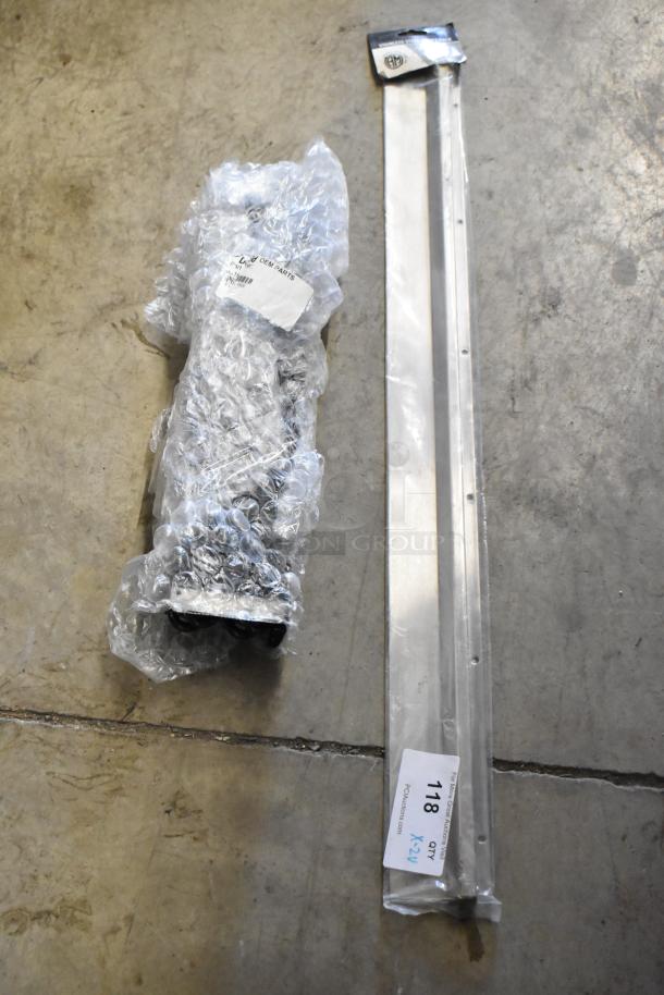 Brand new TR36 ticket rack and Delfield 3516298 evaporator coil in bubble wrap. Includes UC4148. Scratch and dent condition.