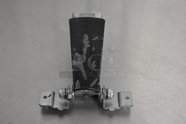 Brand new handle with metal connectors, slight scratches visible. Durable construction, ideal for replacement parts.