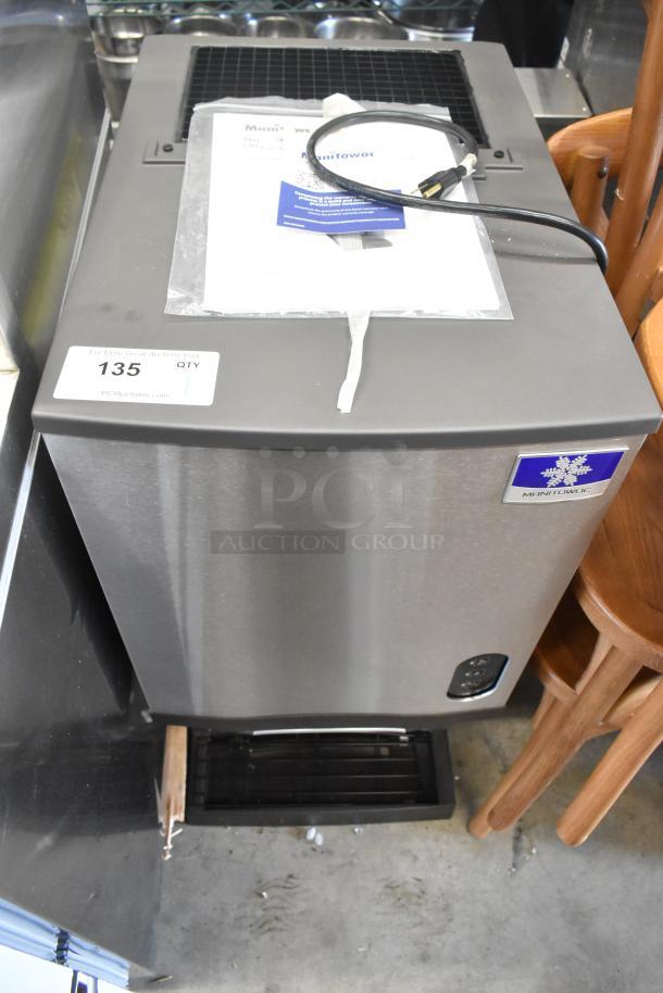 2025 Manitowoc CNF0201A countertop nugget ice maker, 10 lb. bin, sensor dispensing, 115V, brand new with minor dents.