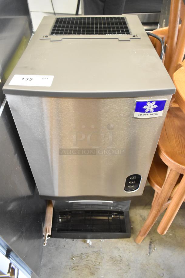 Brand new Manitowoc CNF0201A countertop nugget ice maker/dispenser with 10 lb. bin, sensor dispensing. Model CNF0201A-161.