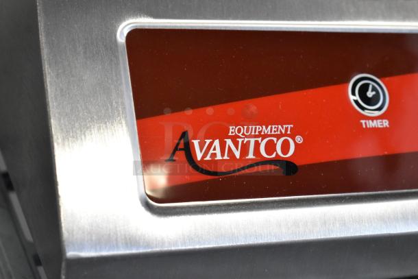 Avantco 177IC3500 countertop induction range, brand new condition with visible scratch and dent, 208-240V, 1 phase.