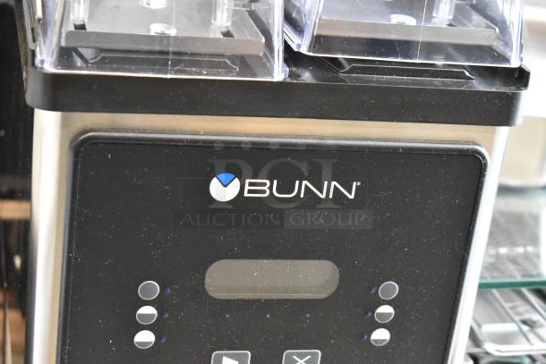 BRAND NEW 2025 Bunn MHG 35600.0020 BrewWISE coffee grinder, stainless steel, with removable hoppers. 120V, 1 Phase.
