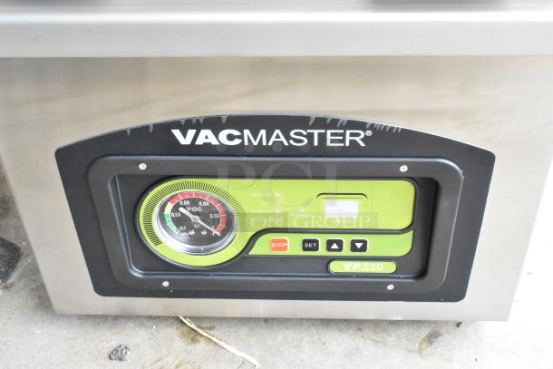 BRAND NEW VacMaster VP230 Vacuum Packaging Machine, 12 1/4" Seal Bar, 115V. Scratch and Dent condition, model panel shown.