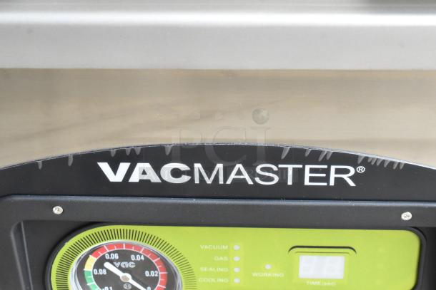 VacMaster VP230 Chamber Vacuum Packaging Machine, scratch and dent, 12 1/4" seal bar, 115V, featuring control panel.