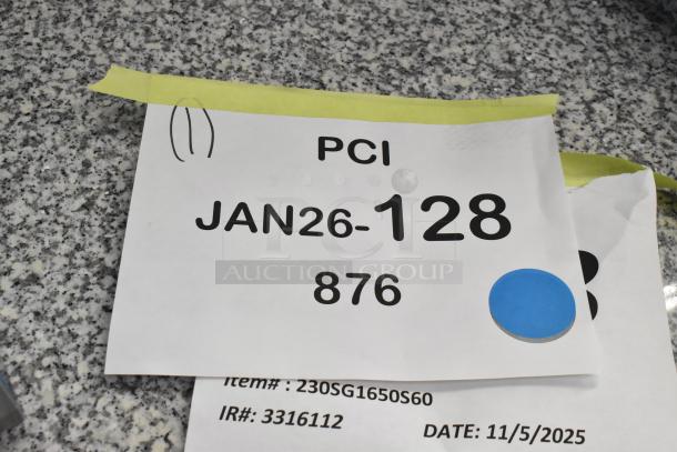 BRAND NEW Follett SG1650S-60 Ice Storage Bin, 1660 lb capacity. Scratch and dent condition. Date on tag: 11/5/2025.