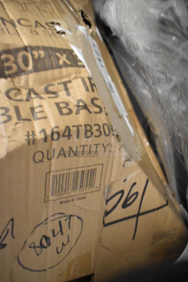 Damaged cardboard box labeled "#164TB305," indicating shipment of items. Box is marked with "Made in China."
