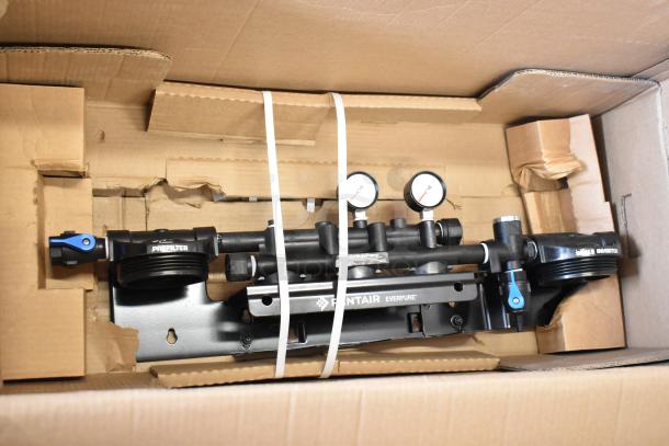 Brand new Everpure EV9329-73 High Flow CSR Triple-7FC Water Filtration System in box, includes pre-filter, 0.5 micron, 7.5 GPM.