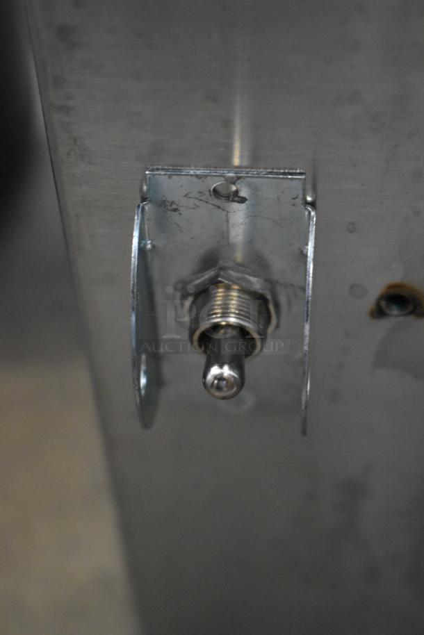 Bunn ICB-DV BrewWISE coffee brewer toggle switch. Stainless steel, scratch and dent condition, part of 2025 model features.