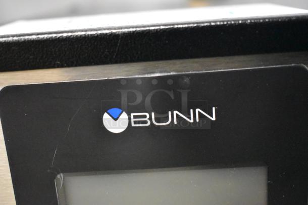 Bunn My Cafe MCO Single Serve Brewer, 2025 model, black, new condition with scratch and dent, logo visible.