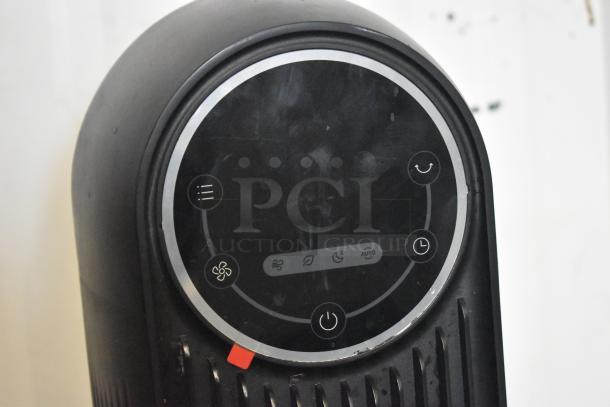2 Dreo DR-HTFOOT Tower Fan, 120V, 1 Phase. Black with control panel. Modern design, great condition, powerful cooling.