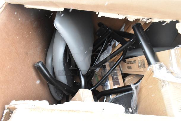 Box containing 12 various items including a sink, shelf kit, and overshelf. Items appear new and packaged.