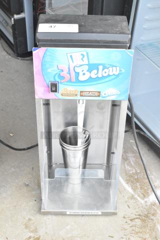 Vita-Mix VM0800A commercial frozen drink mixer, 120V, countertop model with branding, includes stainless steel blending cup.