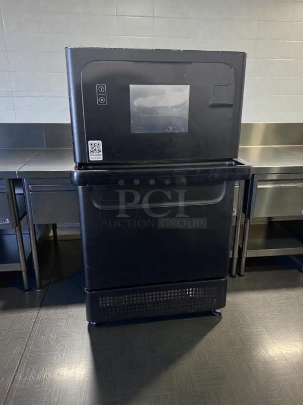 Commercial countertop rapid cook/microwave oven with touch display, model CTR-M-RCO-0383, in exceptional condition, 115V.