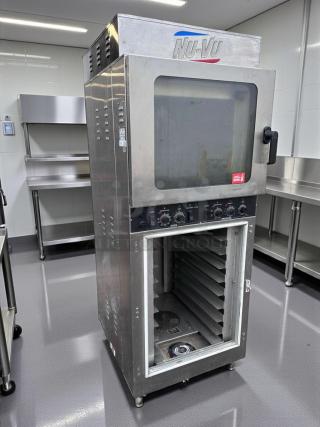 Nu-Vu OP-4/8M oven & proofer combo, stainless steel, excellent condition, ETL & NSF listed, fully tested, 208V.