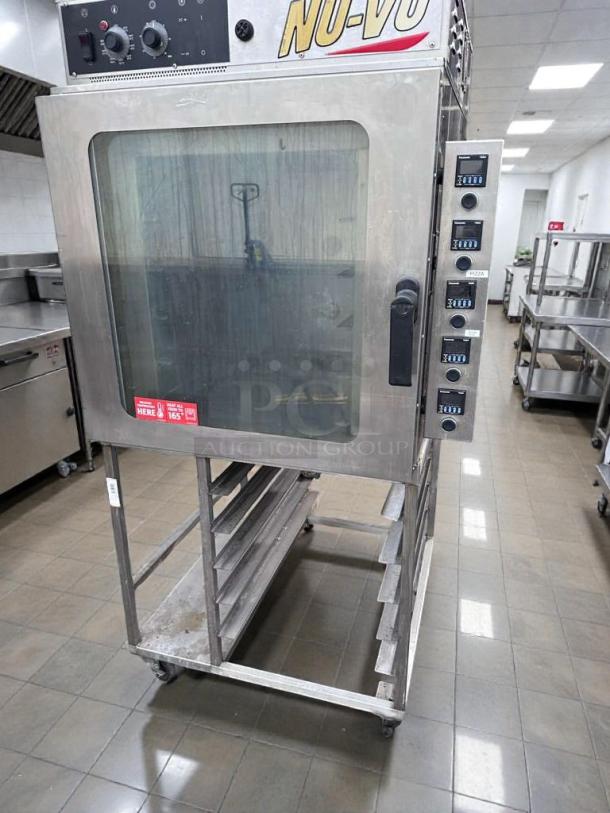 Nu-Vu RM-5T rethermalization oven, stainless steel, ETL & NSF listed, excellent condition, 208V/3 phase, fully operational.