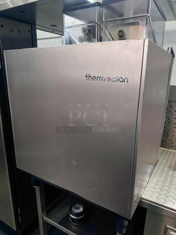 Thermoplan Black&White 3 commercial espresso machine, stainless steel, premium condition, fully operational, 208V, UL & NSF listed.