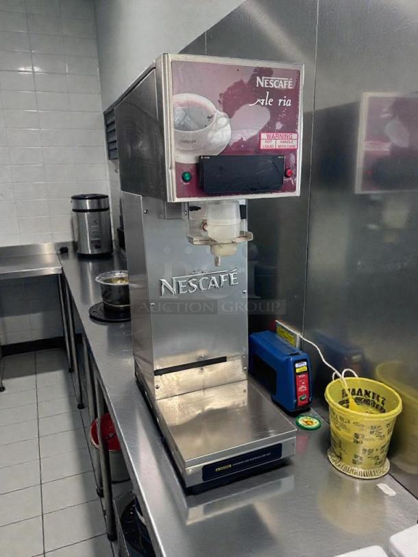 Premium condition NESCAFÉ/Cecilware JVA20B beverage dispenser, UL listed, 120V, fully tested, stainless steel finish.