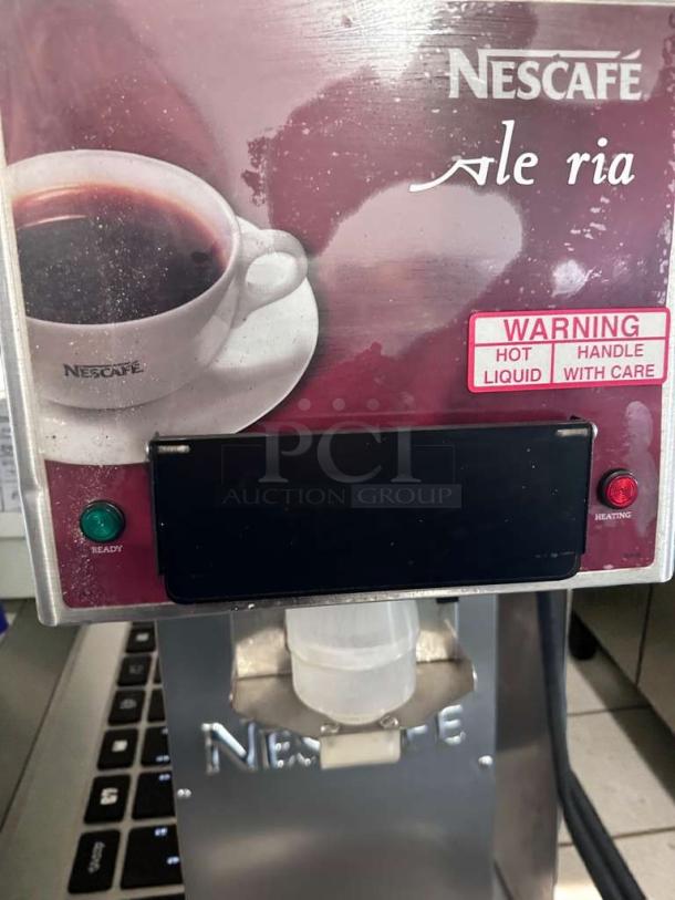 NESCAFÉ/Cecilware JVA20B coffee dispenser, 120V, UL listed. Features "ready" and "heating" indicators, premium condition.