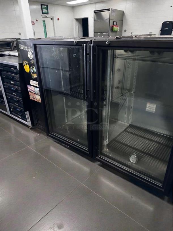 TRUE TBB Series 72" glass door refrigerator, commercial, outstanding condition, UL listed, fully tested, O'Fallon, MO.