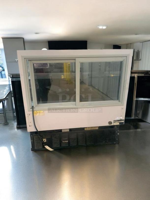 C. Schmidt Co. EHD-4 refrigerated display case, premium condition, 115V, UL listed, fully tested, Lebanon, OH.