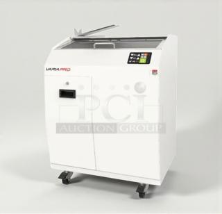 Brand new JAC VARIA 800 Automatic Bread Slicer; slight dents, model JAC-L-Slicer-0053, from Liège, Belgium.