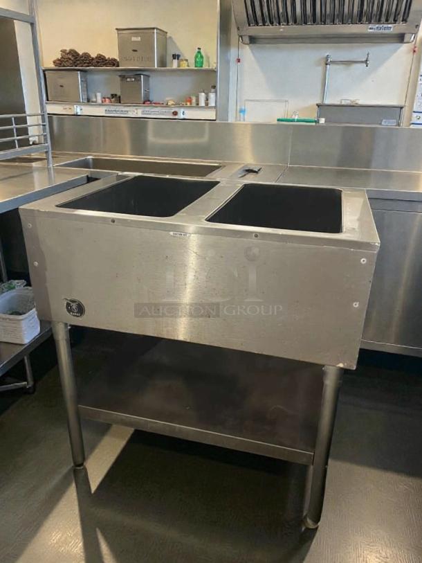 Eagle Group Waterless Hot Food Table (2-Well), Model EAG-L-HOT-0096, in exceptional condition, fully tested and working.
