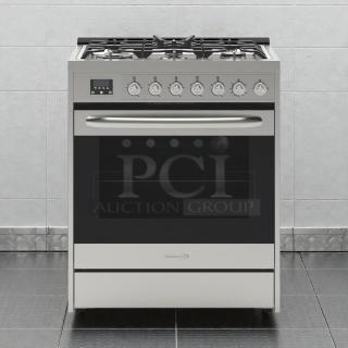 Brand new KoolMore KM-FR30G-SS 30" stainless steel gas range, freestanding, CSA certified, never used, in original box.