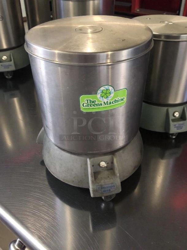 Commercial vegetable dryer by Electrolux DITO, model The Greens Machine, stainless steel, premium condition, fully tested.