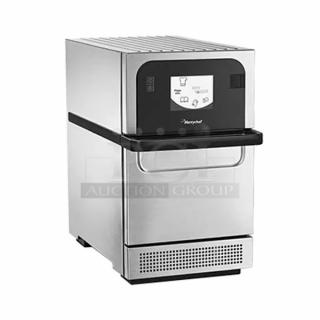 Brand new Merrychef eikon e2s commercial countertop ventless rapid cook oven, 208/240 volts, minor scratches.