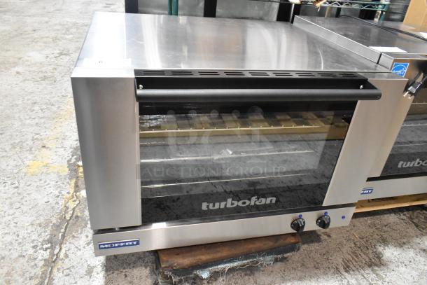 Brand new Moffat Turbofan E27M3 convection oven, 2024 model, with slight scratches and dents, 208V, 1 phase.