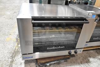 Brand new Moffat Turbofan E27M3 convection oven, 2024 model, with slight scratches and dents, 208V, 1 phase.