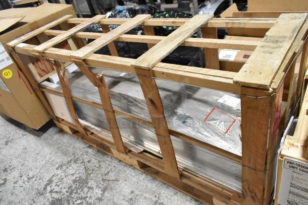 Brand new Vollrath VOLLR36649 hot well drop-in pan, scratch and dent condition, 208/240V, 1 phase, packaged in wood crate.