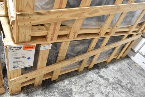 BRAND NEW SCRATCH AND DENT Trenton TPLP422MAS1DR2 Commercial Evaporator Fan, 115V, 1 Phase, in wooden crate.