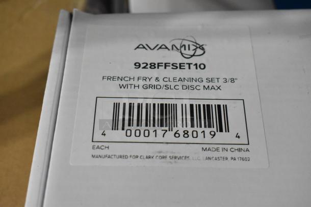 AvaMix French Fry Grid Set 3/8" with grid and cleaning set. Brand new, scratch and dent condition. Model 928FFSET10.