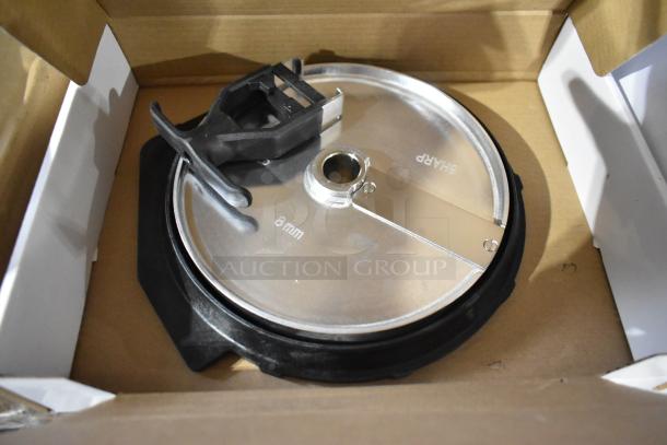 3 brand new AvaMix dicing grids/french fry grid, 8mm sharp blade, minor scratches and dents, boxed.