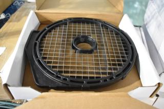 AvaMix brand new scratch and dent dicing grid in box. Round, black frame with grid pattern, ideal for French fries.