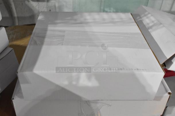 Boxes of 8 new AvaMix Dicing Grids and French Fry Grids with cleaning kits, slightly damaged packaging, sealed with tape.