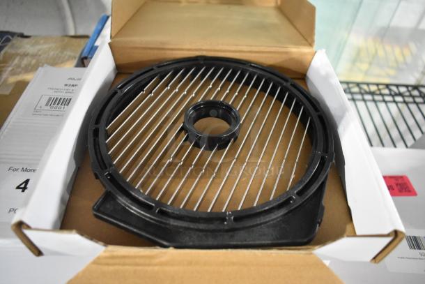 AvaMix dicing grid in packaging, black frame with metal wires, new condition, labeled for French fries.