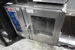 Rational CCM Commercial Combi Convection Oven, stainless steel, front controls, glass door, good condition, clear labeling.