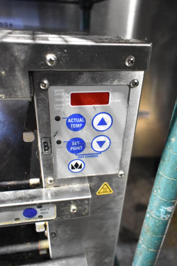 2023 Prince Castle EHB34A-2 holding bin control panel, features temperature controls; 208-240V, 1 Phase.