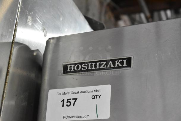 Hoshizaki KM-515MWH Commercial Ice Head with Ice Bin, 115-120 Volts, 1 Phase. Includes auction label "157".