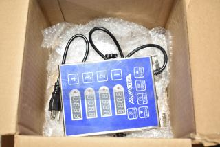 BRAND NEW AvaTek Digital 99 Minute 4-Channel Kitchen Timer, model 9144CHT, in packaging. Slight scratches visible.