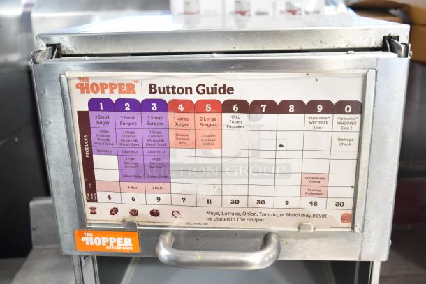 Menumaster OC24HBK OnCue Microwave Oven features: button guide for food items, commercial use, 208/240 volts, 1 phase.