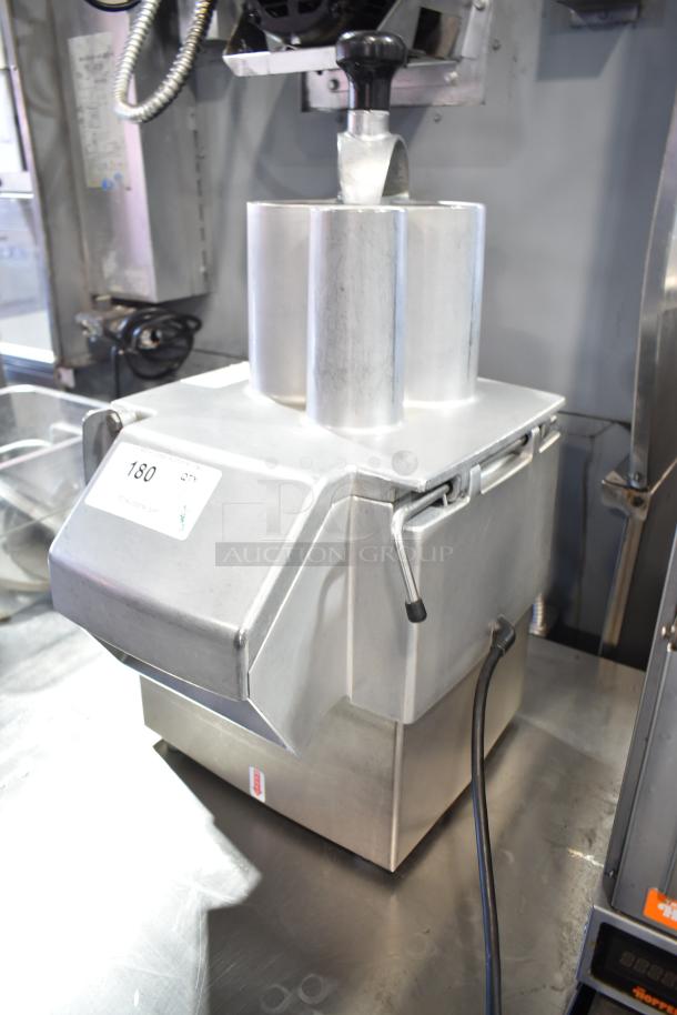 Robot Coupe CL50 Ultra countertop food processor, 120V, 1 Phase. Stainless steel, industrial use, good condition, model sticker visible.