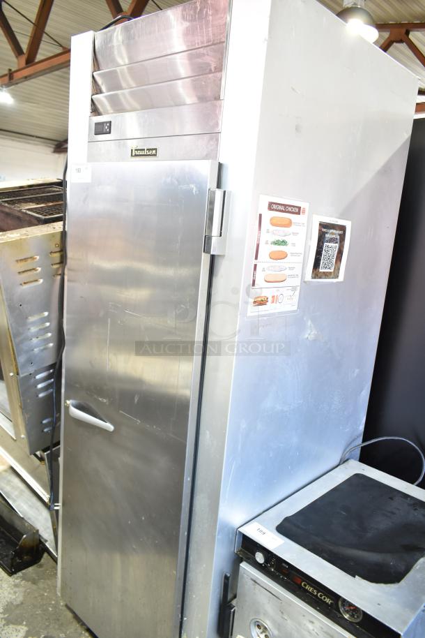 2022 Traulsen G12010 commercial freezer, single door, stainless steel, on casters. 115 volts, 1 phase, excellent condition.