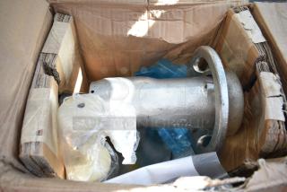 BRAND NEW Hobart 22C/E-FS5PLT Meat Chopper Attachment, scratch and dent condition, includes knife and 5 plates, in box.